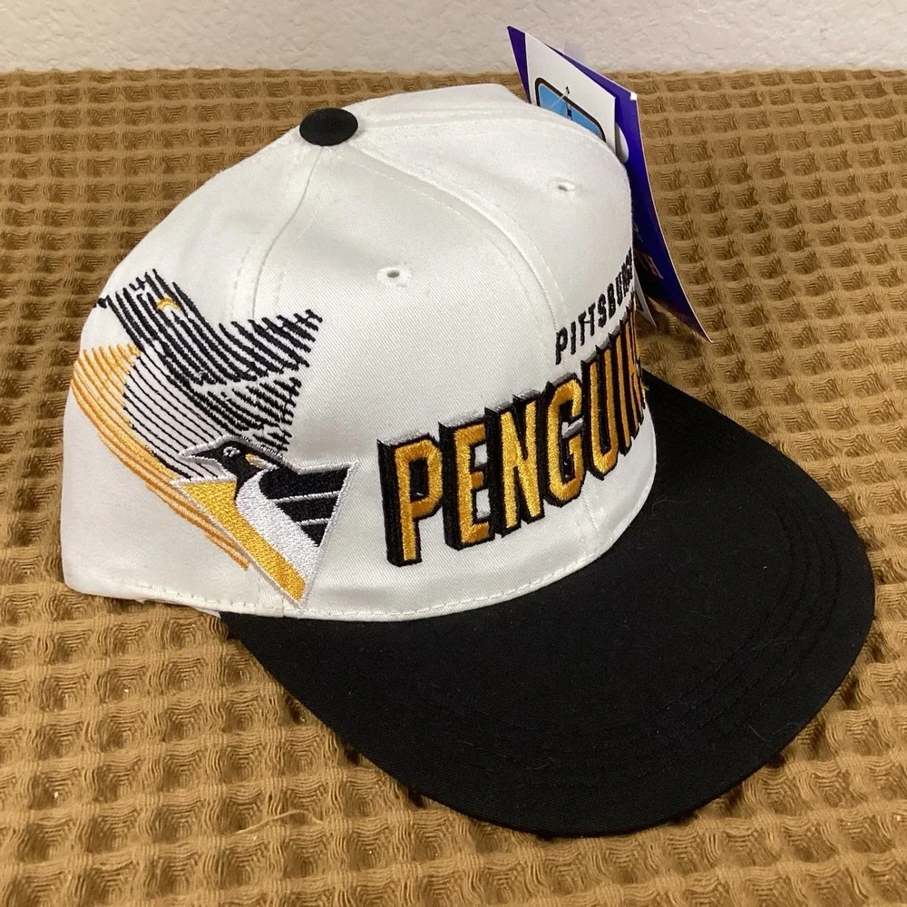NEW YOUTH Pittsburgh Penguins 90s SHADOW Sports SPECIALTIES snapback NHL vtg